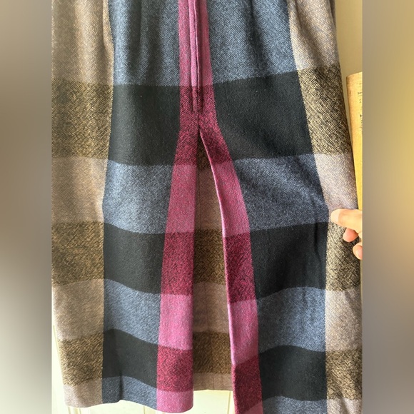 VTG Anne Fogarty Tweed Wool Plaid Midi Dress - Picture 8 of 8